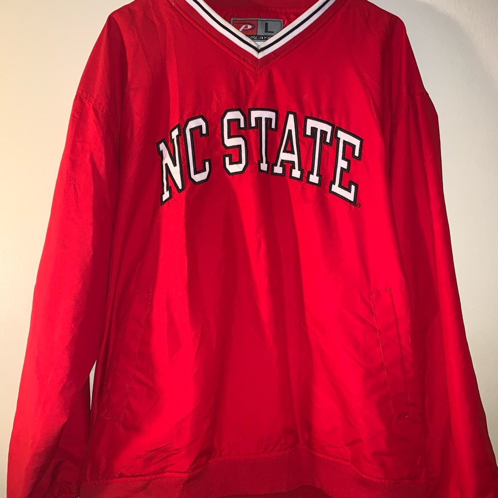 Red NC State Pullover Sweatshirt